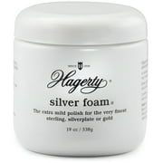 Hagerty Silver Foam Polish Unscented - Tarnish Remover - 7 Oz Jar