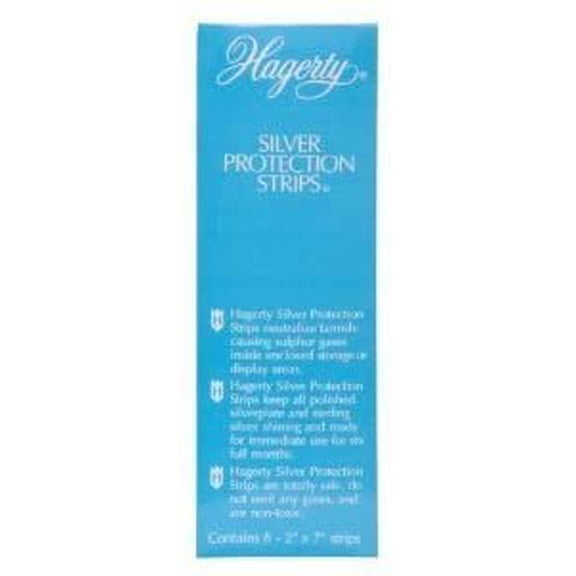 W J Hagerty Silver Protection Strips Unscented - Anti Tarnish - 0 Oz