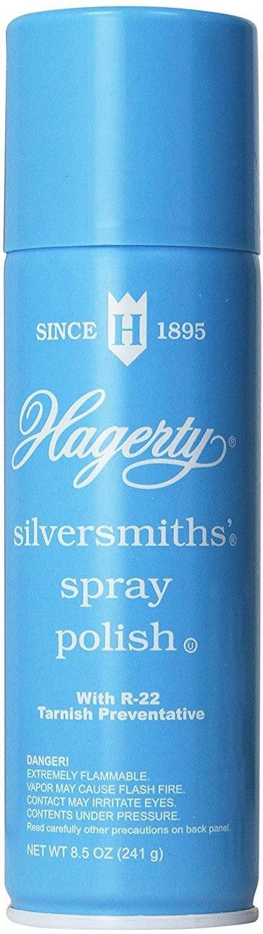 Hagerty Silversmiths Aerosol Spray Polish, Unscented 8.5 Oz Pack of 6 — Residential Use, Standard Application