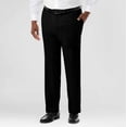 thumbnail image 1 of Haggar H26 Men's Big & Tall Performance Stretch Straight Fit Trouser Pants - Black -(44x36), 1 of 1