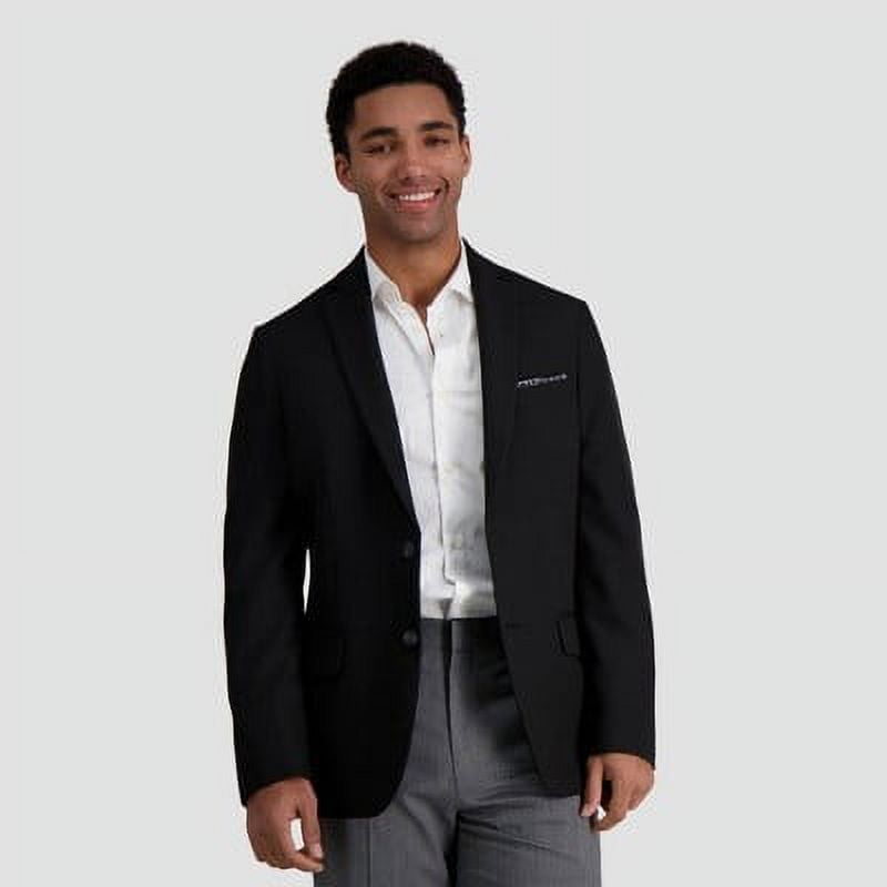Haggar H26 Men's Flex Series Slim Fit Blazer Black 42
