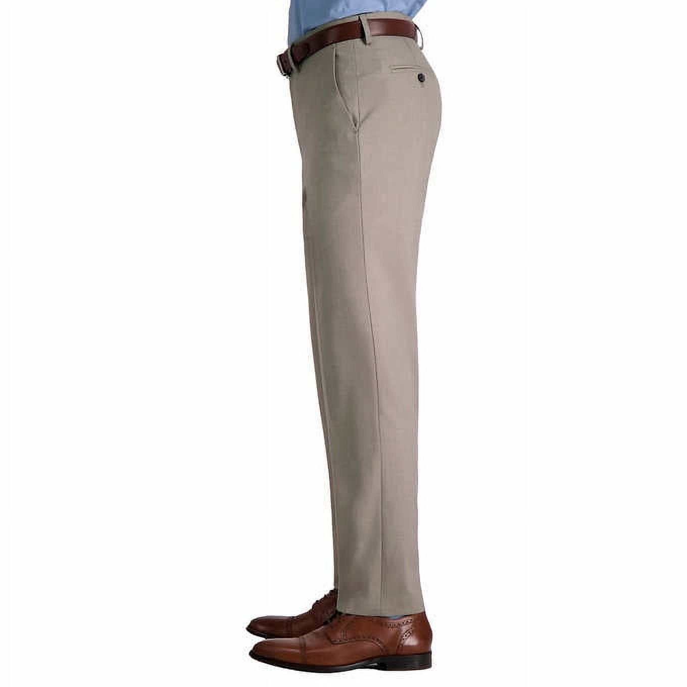 Haggar Men's 365 Flex Stretch Straight Fit Dress Pants Tan 38Wx29L -  Walmart.com