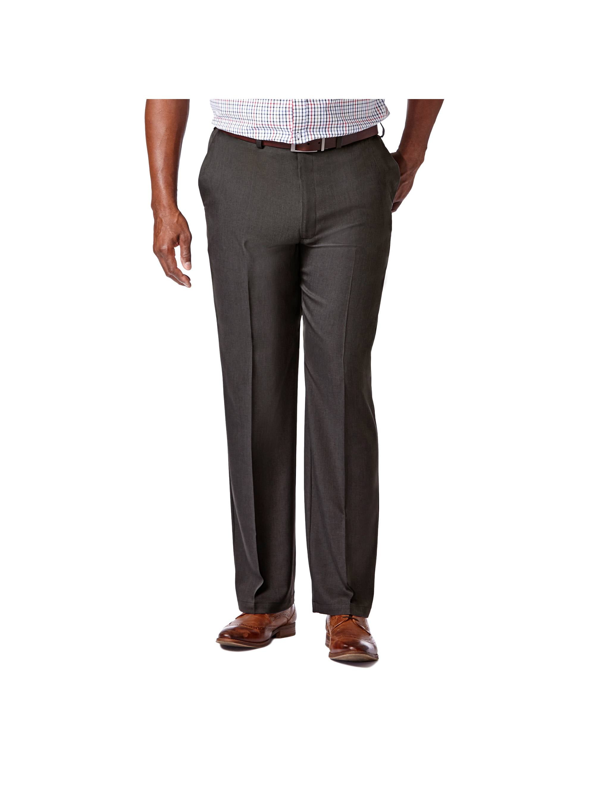 Haggar Men's Big & Tall Cool 18® Pro Htr. Solid Pant Classic Fit