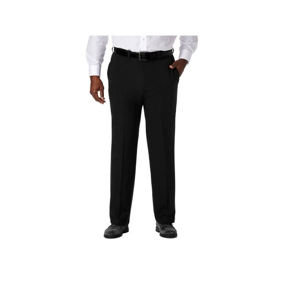 Haggar Men's Big & Tall Cool 18® Pro Solid Pant Classic Fit HC90235