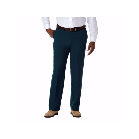 Haggar Men's Big & Tall Cool 18® Pro Solid Pant Classic Fit HC90235