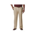 thumbnail image 1 of Haggar Men's Big & Tall Cool 18® Pro Solid Pleat Pant Classic Fit HC90248, 1 of 10