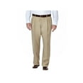 thumbnail image 1 of Haggar Men's Big & Tall Cool 18® Solid Pleat Front Pant Classic Fit 41714529486, 1 of 6