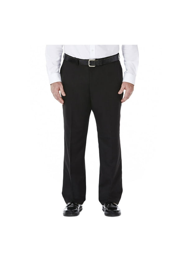Men's Big & Tall Cool 18® Solid Pleat Front Pant Classic Fit 41714529498