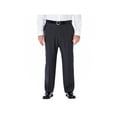 thumbnail image 1 of Haggar Men's Big & Tall E-CLO Stria Flat Front Dress Pant Classic Fit HD90218, 1 of 6
