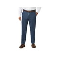 thumbnail image 1 of Haggar Men's Big & Tall Stretch Denim Flat Front Trouser Classic Fit HC90275, 1 of 7