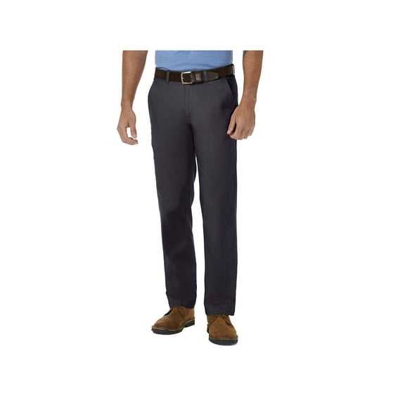 Haggar Men's Coastal Comfort Flat Front Chino Pant Straight Fit HC00274