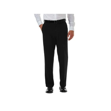 Haggar Men's Cool 18® Pro Solid Flat Front Pant Classic Fit HC00235