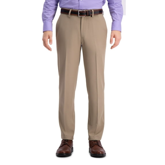 Haggar Men's Cool 18® Pro Solid Flat Front Pant Slim Fit HC00287