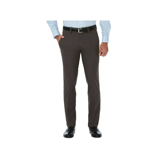Haggar Men's Cool 18® Pro Solid Flat Front Pant Slim Fit HC00288