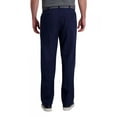 thumbnail image 1 of Haggar Men's Cool Right Performance Flex Hidden Expandable Pleated Front Pants, Navy, 36x29, 1 of 2