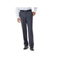 thumbnail image 1 of Haggar Men's E-CLO Stria Flat Front Dress Pant Classic Fit HD00218, 1 of 6
