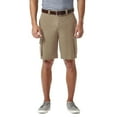 thumbnail image 1 of Haggar Men's Expandable Waistband Stretch Comfort Cargo Shorts, Khaki, 38, 1 of 4