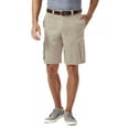 thumbnail image 1 of Men's Haggar® 10" Straight-Fit Stretch Cargo Flat-Front Shorts Color: Putty Size: 44, 1 of 2