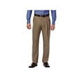 thumbnail image 1 of Haggar Men's Mynx Gabardine Pleat Front Dress Pant Classic Fit 11111836245, 1 of 7