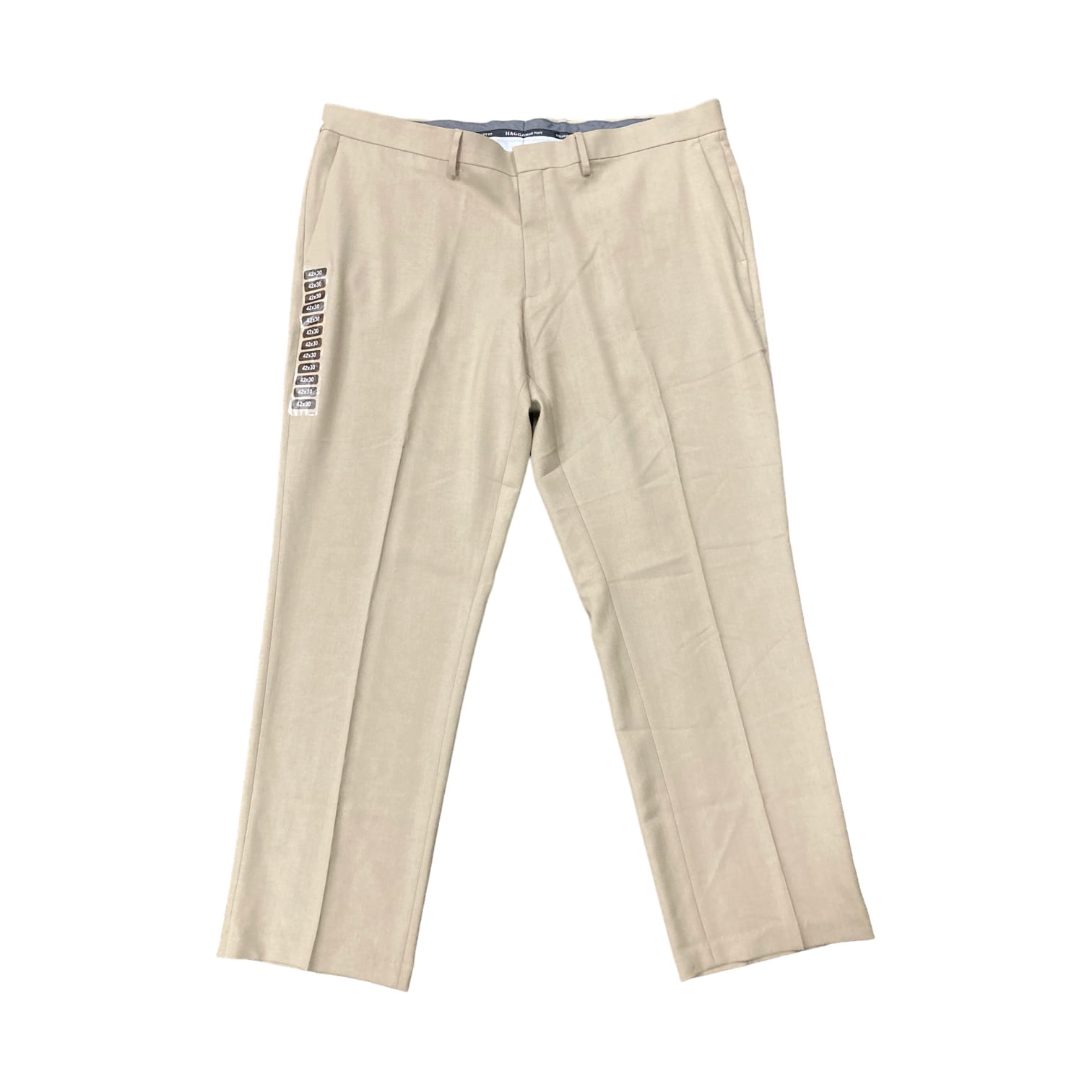 slim fit dress slacks Haggar Premium Comfort Dress Pants, Pleated Front in Dark Chocolate main image 1