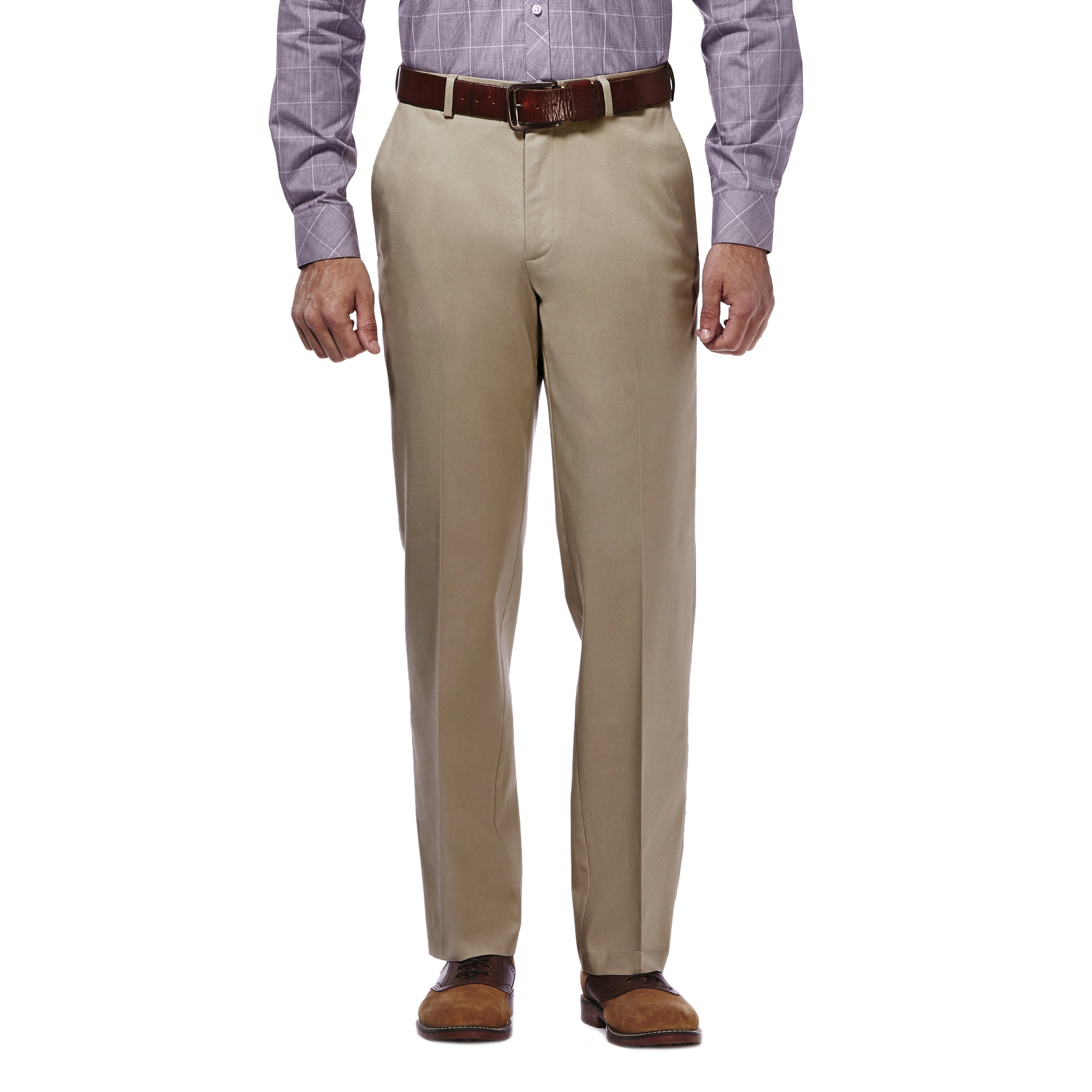Haggar classic fit premium hotsell no iron khaki pleated