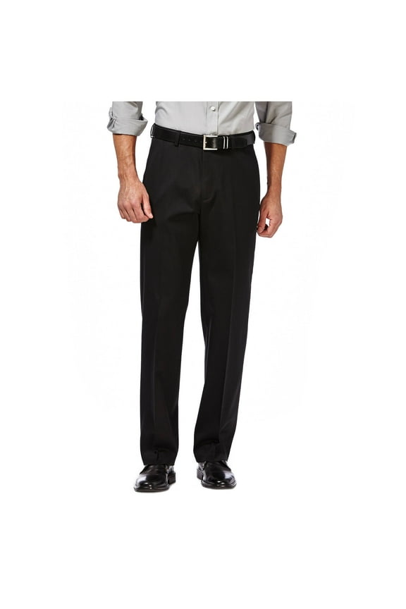 Men's Premium No Iron Khaki Flat Front Pant Classic Fit HC10884