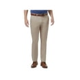 thumbnail image 1 of Haggar Men's Premium No Iron Khaki Flat Front Pant Slim Fit HC10890, 1 of 6