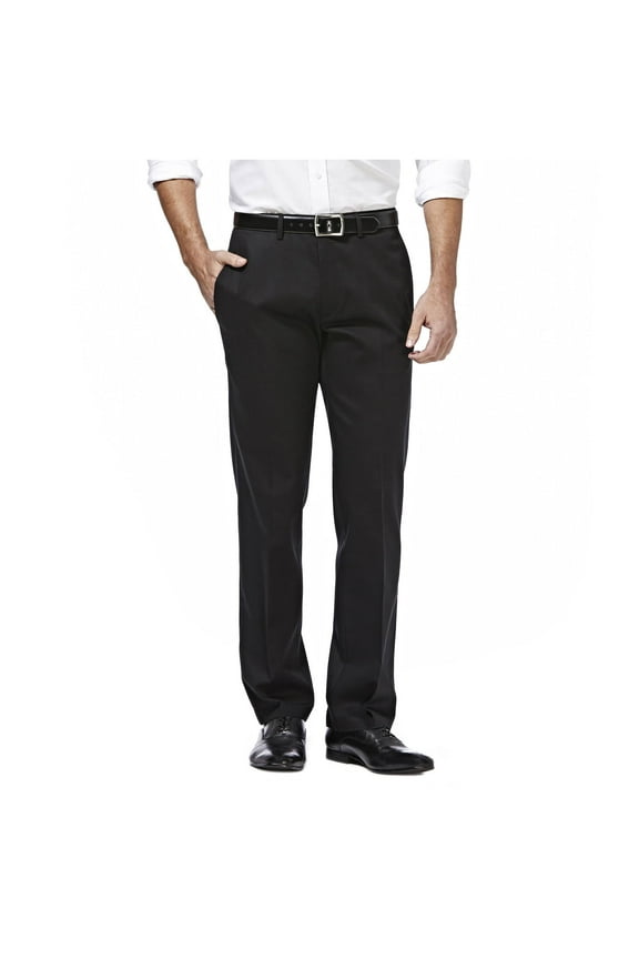 Men's Premium No Iron Khaki Flat Front Pant Straight Fit HC10889