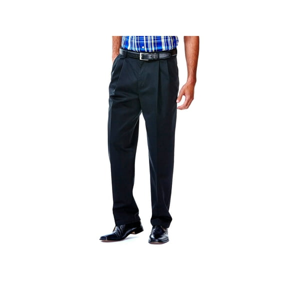 Haggar Men's Work To Weekend® Khaki Pleat Front Pant Classic Fit 41114957524