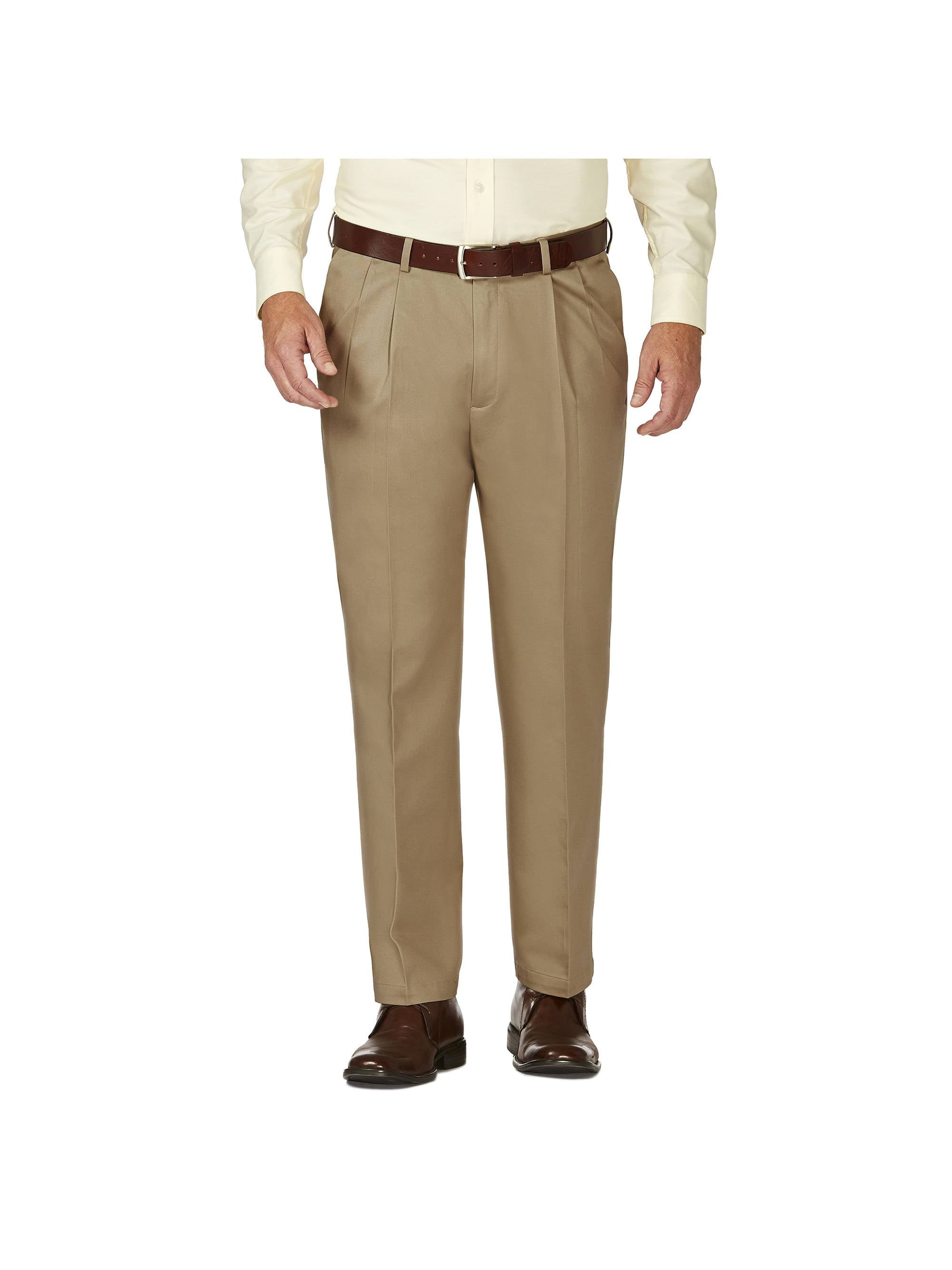 Haggar Men's Work To Weekend® Khaki Pleat Front Pant Classic Fit