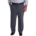 thumbnail image 1 of Haggar Mens BT Iron Free Premium Khaki Classic Fit Flat Front Expandable Waist Pant, 1 of 5