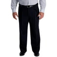 thumbnail image 1 of Haggar Mens BT Iron Free Premium Khaki Classic Fit Pleat Front Expandable Waist Pant, 1 of 5