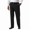 thumbnail image 1 of Haggar Mens Classic fit Dress Pants 50 / 30 Black Solid, 1 of 6