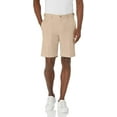 thumbnail image 1 of Men's Haggar® Cool 18® Pro Gabardine Flat Front Shorts Color: Tan Size: 34, 1 of 3