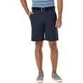 thumbnail image 1 of Haggar Mens Cool 18 Straight Fit Flat Front Shorts 58 Navy Classic, 1 of 4