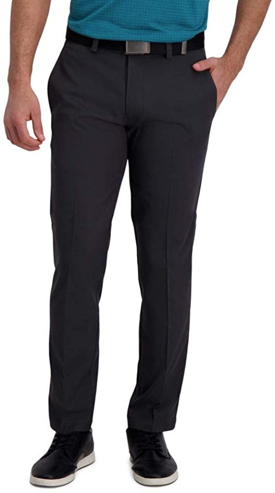 Pantaloni Uomo Haggar Cool Right Performance Flex - Vestibilità Classica, Morbidi E Resistenti, Colore Blu Scuro - 4