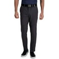 thumbnail image 1 of Haggar Mens Cool Right Performance Flex Stria Slim Fit Flat Front Pant 32W x 32L Dark Grey, 1 of 4