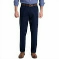 thumbnail image 1 of Haggar Mens Classic fit Dress Pants 38 / 29 Navy Blue Solid Stretch, 1 of 4