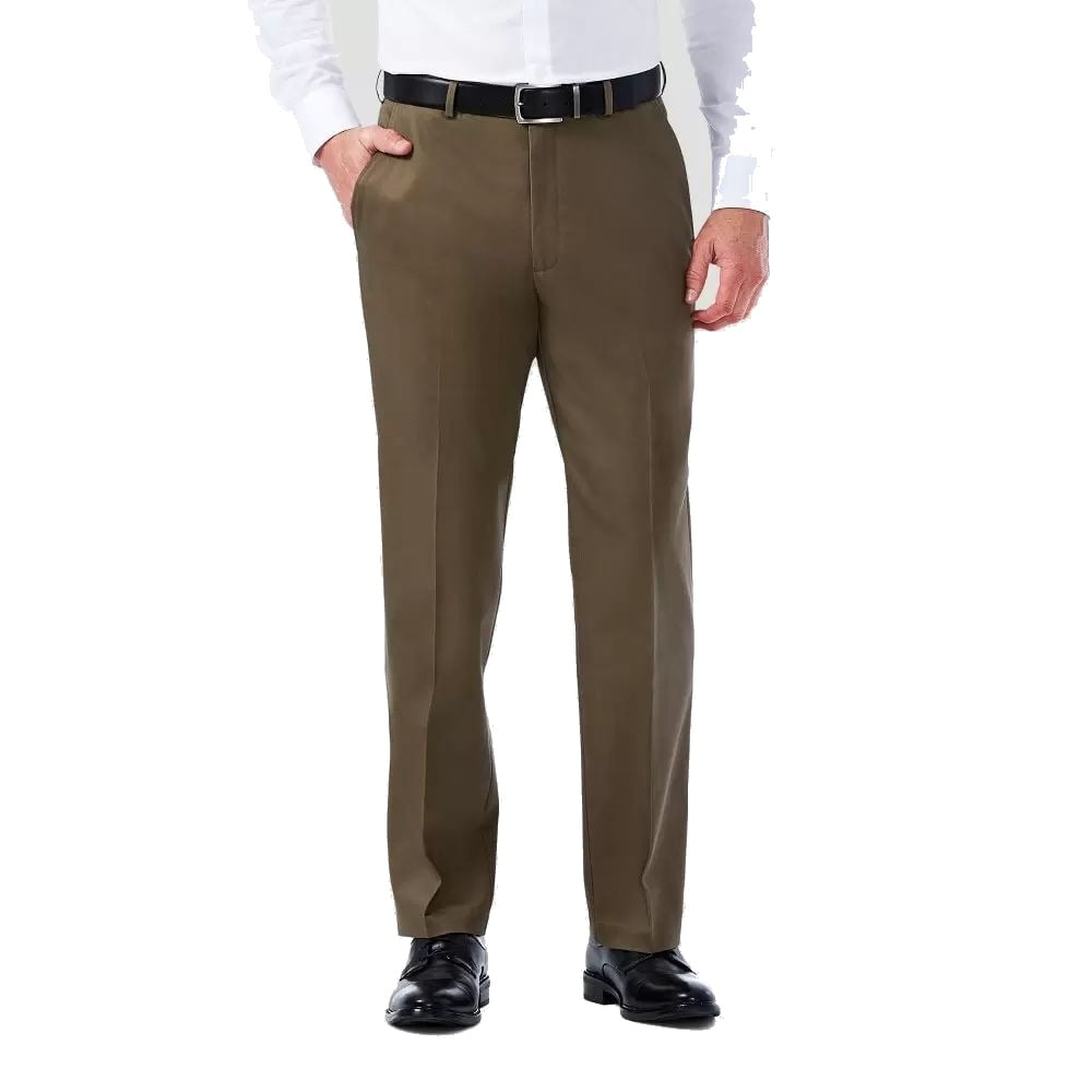Haggar-Mens-Pants-42X32-Khaki- Haggar-Mens-Pants-42X32-Khaki-