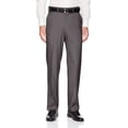 thumbnail image 1 of Haggar Mens Classic fit Dress Pants 38 / 29 Charcoal Grey Solid Stretch, 1 of 3