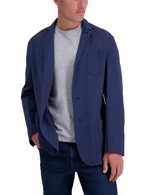 Mens Smart Wash Performance Blazer Jackets X-Large Navy
