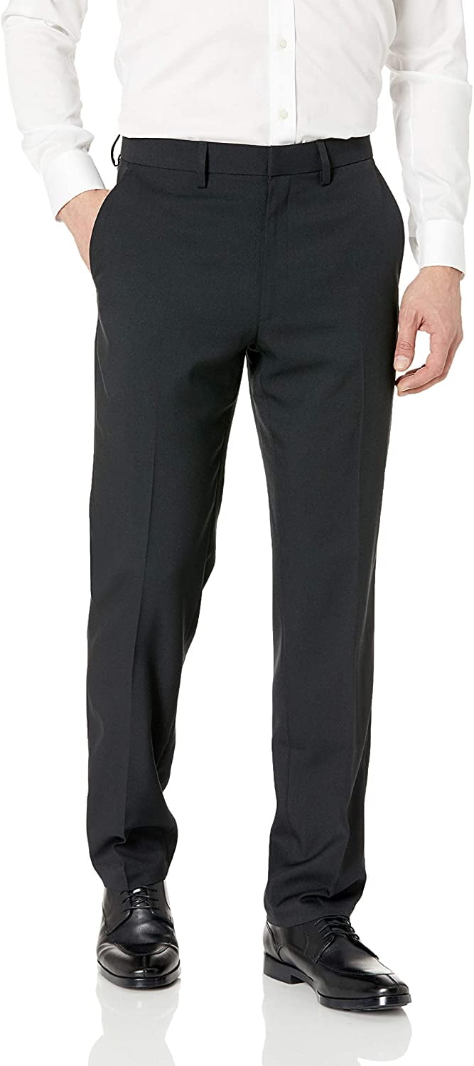 Haggar Mens Travel Performance Twill Tailored Fit Suit Separate Pant