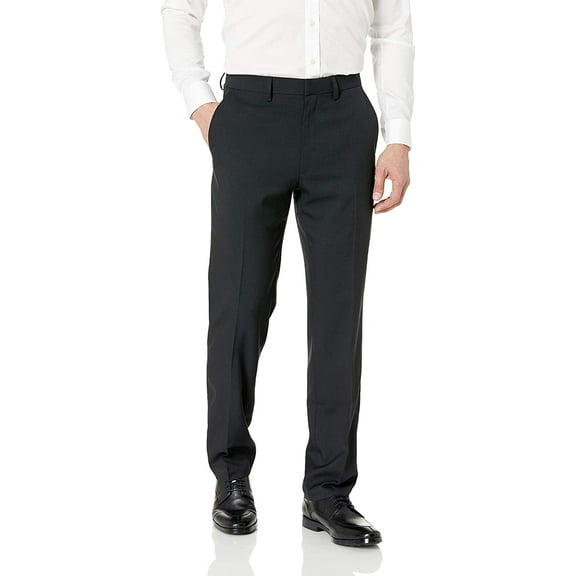 Haggar Mens Travel Performance Twill Tailored Fit Suit Separate Pant