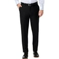 thumbnail image 1 of Men’s Haggar® Premium Comfort Flex-Waist Slim-Fit Stretch Flat-Front Dress Pants Color: Black Size: 34X32, 1 of 4