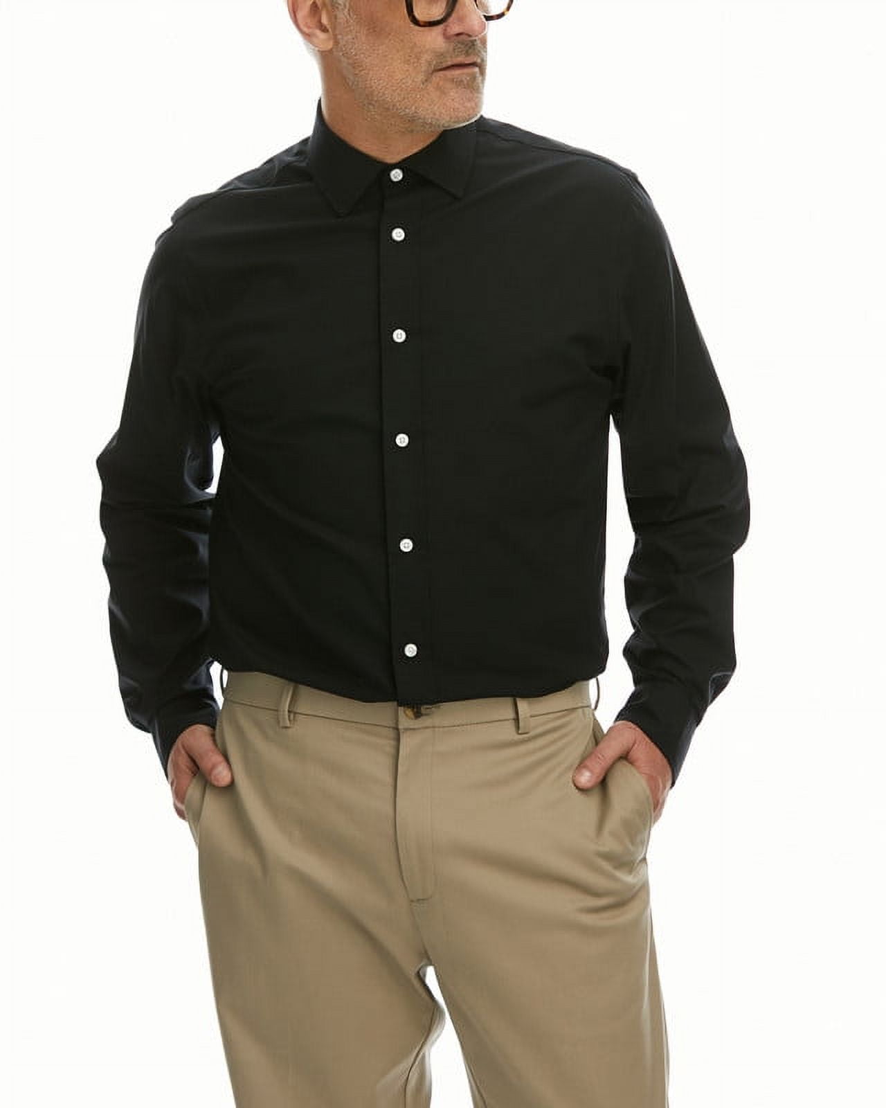 Haggar Premium Comfort Men's Classic Fit Button Up Dress Shirt
