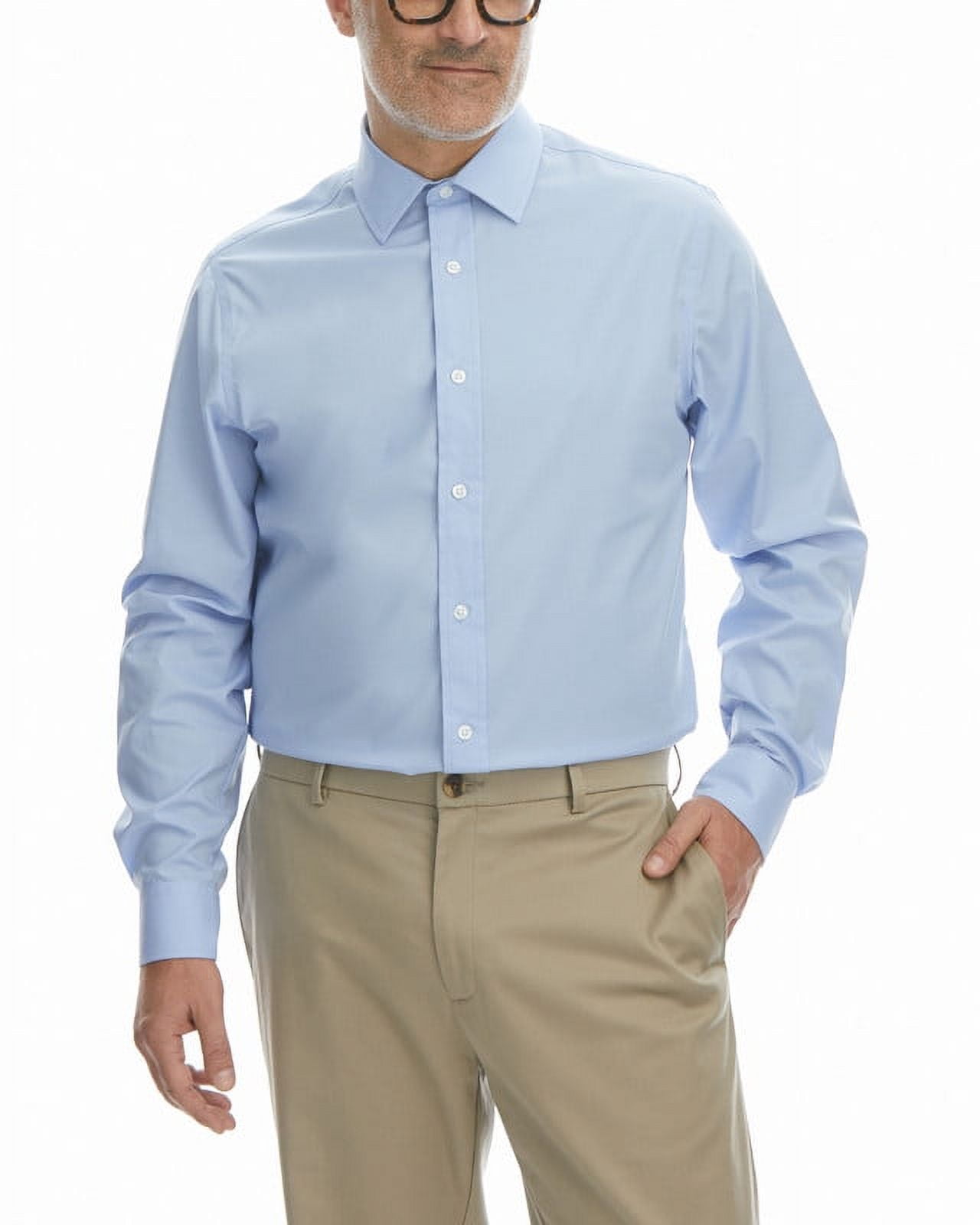 Haggar Premium Comfort Men's Classic Fit Button Up Dress Shirt