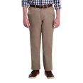 thumbnail image 1 of Haggar Super Flex Waistband Menâ€s Travel Pants - Tan 34W x 32L, 1 of 4