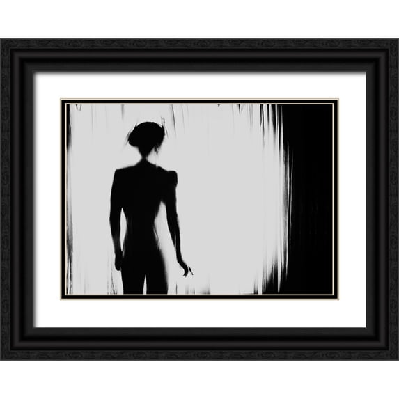Haghi, Babak 32x24 Black Ornate Wood Framed with Double Matting Museum Art Print Titled - Bye