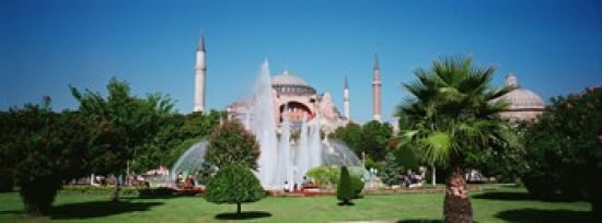 Hagia Sofia Istanbul Turkey Canvas Art - Panoramic Images (36 x 13)