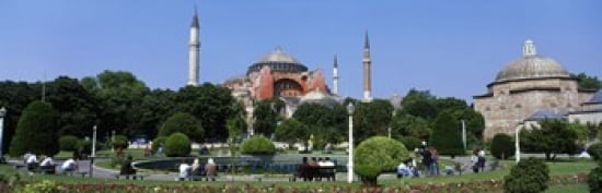 Hagia Sophia Istanbul Turkey Canvas Art - Panoramic Images (36 x 12)